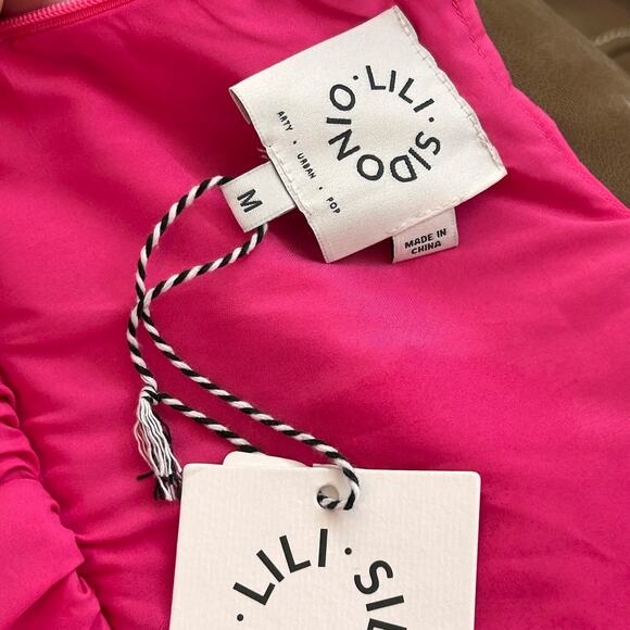 Anthropologie MED NWT Barbie Pink Fushia Lolita Tiered Skirt Strappy Coquette - Picture 11 of 11